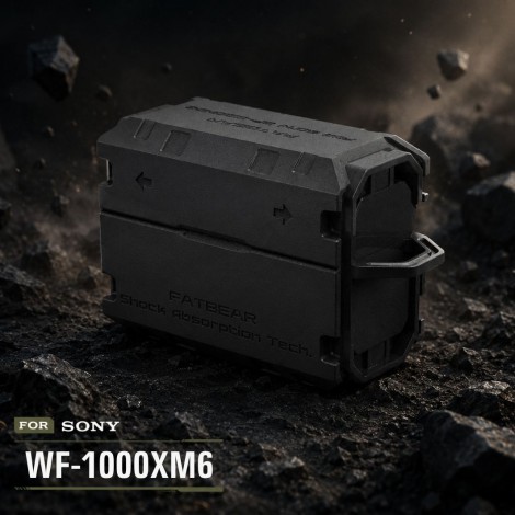 เคส FATBEAR Tactical Military Grade สำหรับ Sony WF-1000XM6 / WF-1000XM5 / WF-1000XM4 / WF-1000XM3 / LinkBuds / S